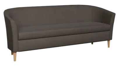 CHARLOTTE 3, trojkřeslo, látka šedá